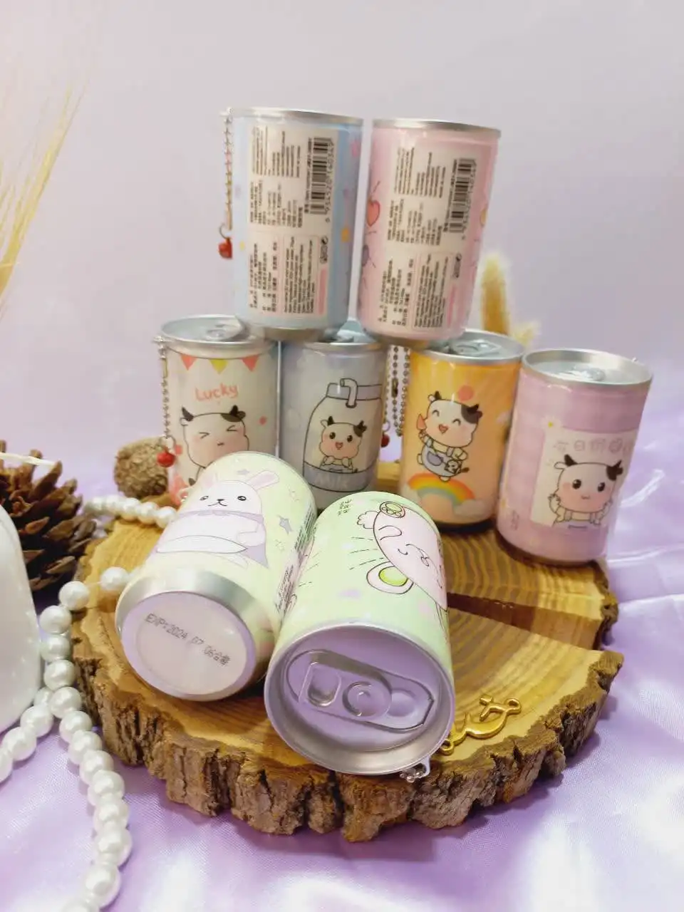 دستمال مرطوب قوطی دایره ای طرح حیوانات وارداتی و باکیفیت کد JB21