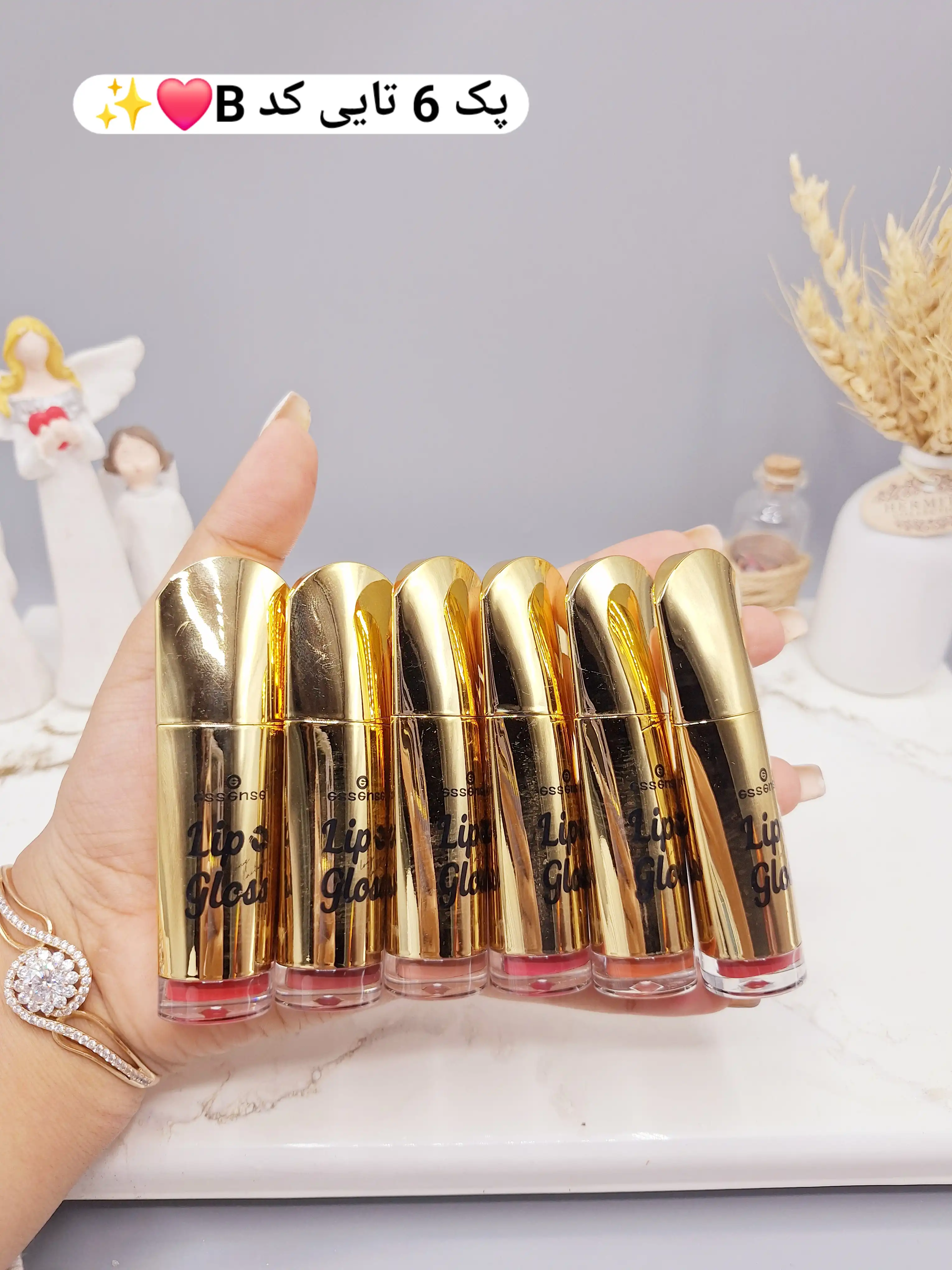 پک 6  تایی رژ مایع Gssense برند GS120