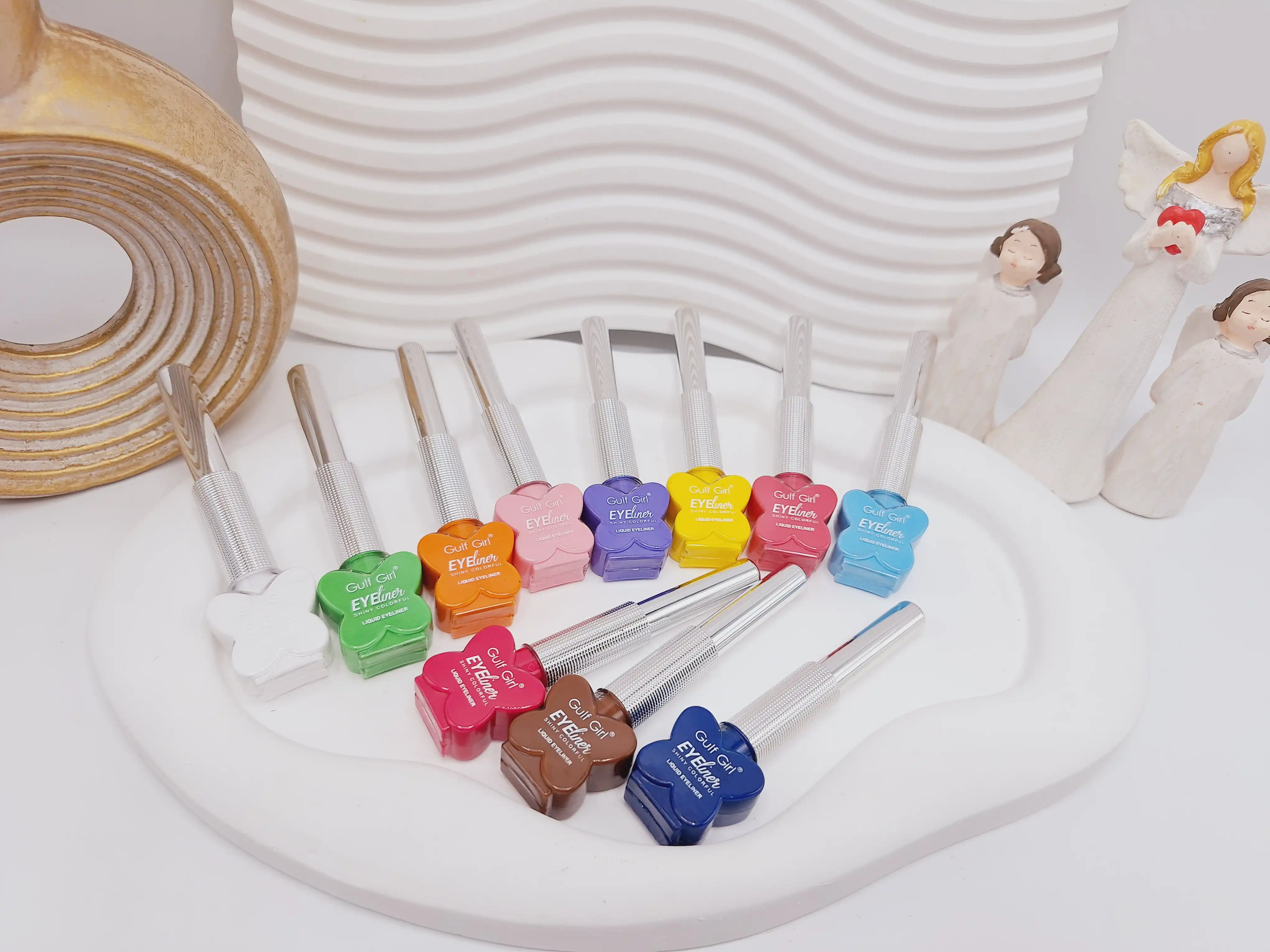 خط چشم رنگی پوکه پروانه ای برند Gulf Girl کد 041