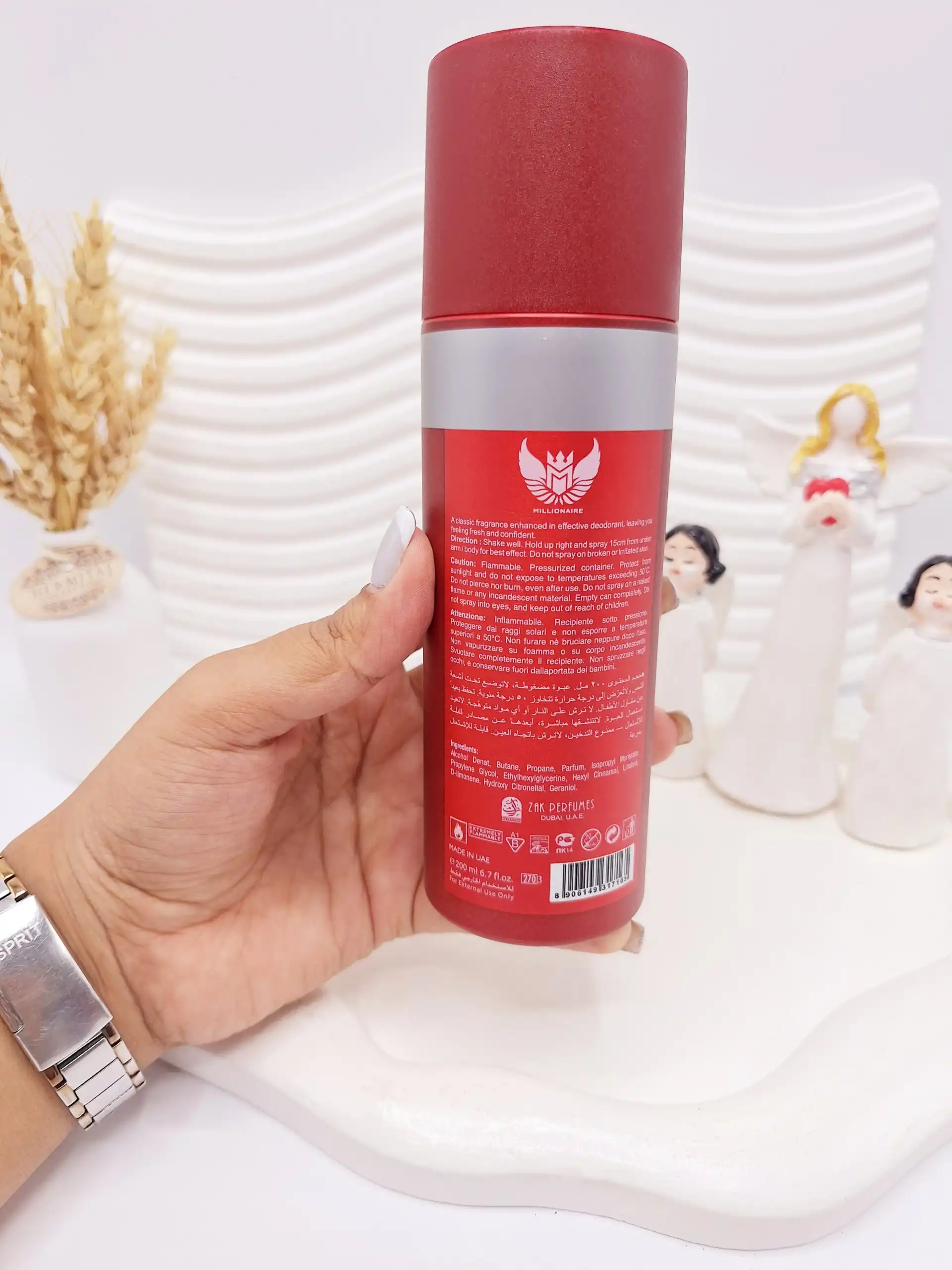 اسپری خوشبو کننده بدن PRAGUE ROZA SPORT کد 7165